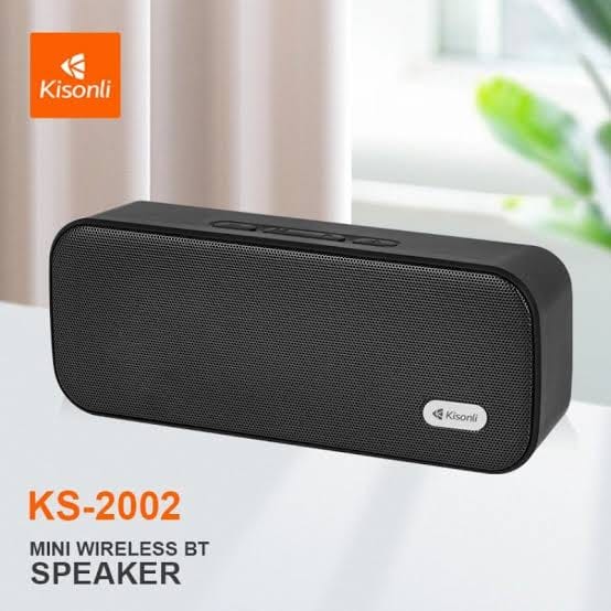 Kisonli Ks-2002 10W BT/FM/USB/TF/AUX/TWS Super Bass Mini Bluetooth Speaker