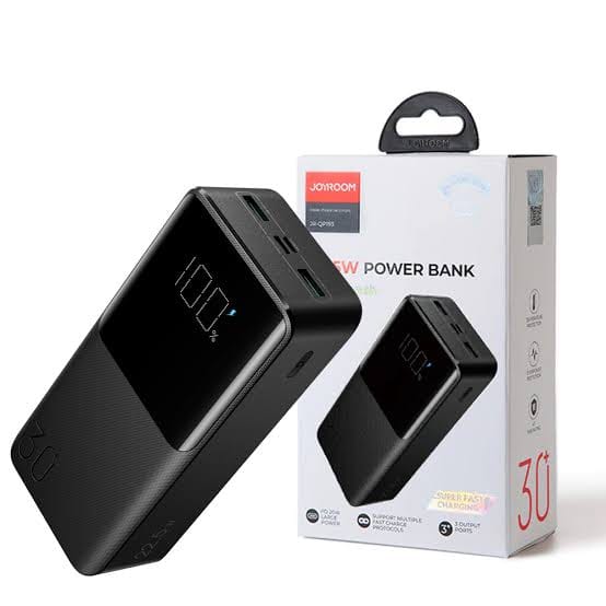 Joyroom JR-Qp193 22.5W 30,000mAh 2 Inputs 3 Output Power Bank LED Display PD 3.0 QC 3.0