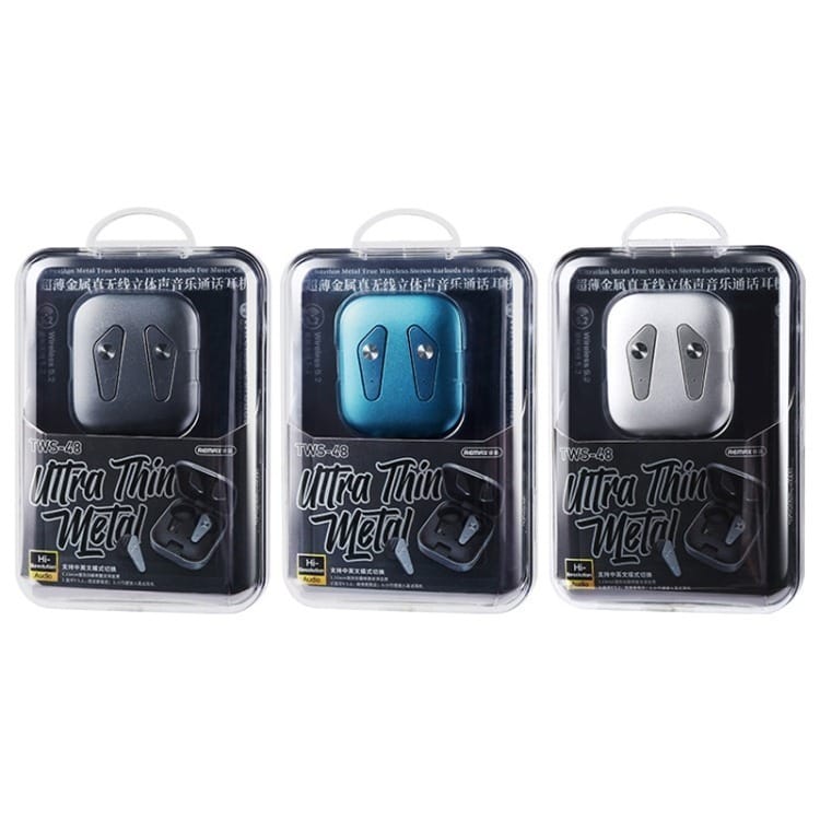 REMAX TWS-48 Ruiliang Ultra-Thin Metal Wireless Earbuds