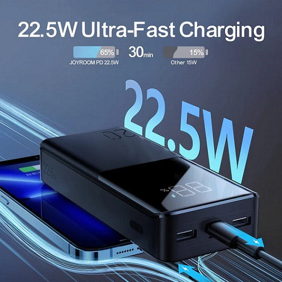 JOYROOM JR-QP192 20,000mAh 22.5W Ultra-Fast Charging Power Bank 2-Input 3-Output