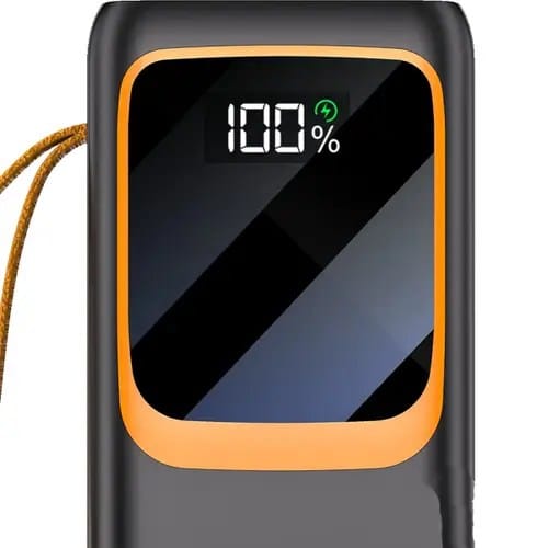 ASPOR A350 22.5W 50,000MAH FAST CHARGING TYPE-C MICRO IOS 7 OUTPUT WITH BUILT-IN FLASHLIGHT POWER BANK