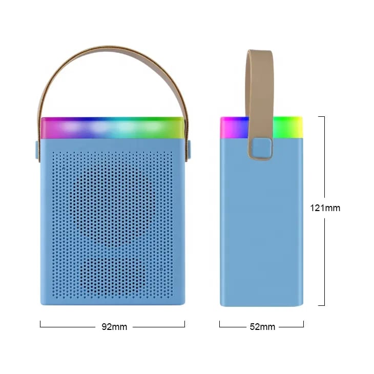 KISONLI G22 MINI BT PORTABLE KARAOKE SPEAKER WITH WIRELESS HANDHELD MICROPHONE