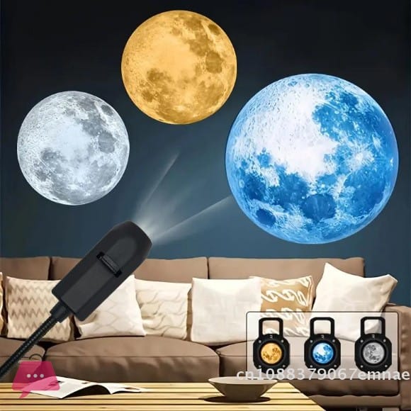 USB Star Projector Night Light – Galaxy LED Lamp for Bedroom & Home Decor