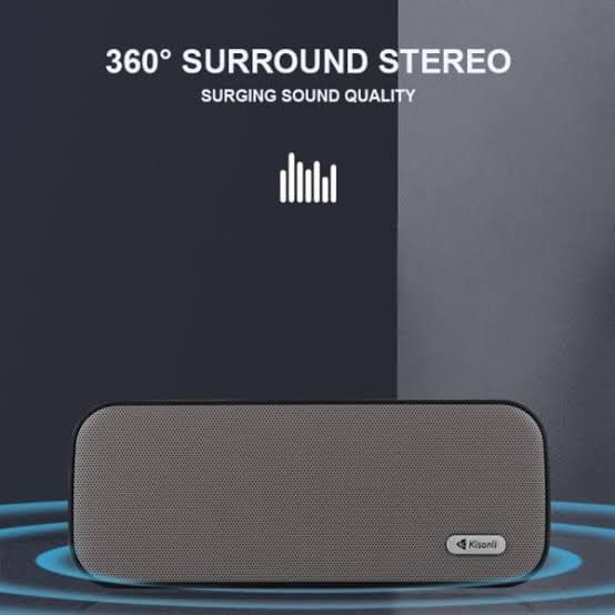 Kisonli Ks-2002 10W BT/FM/USB/TF/AUX/TWS Super Bass Mini Bluetooth Speaker