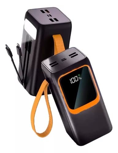 ASPOR A350 22.5W 50,000MAH FAST CHARGING TYPE-C MICRO IOS 7 OUTPUT WITH BUILT-IN FLASHLIGHT POWER BANK