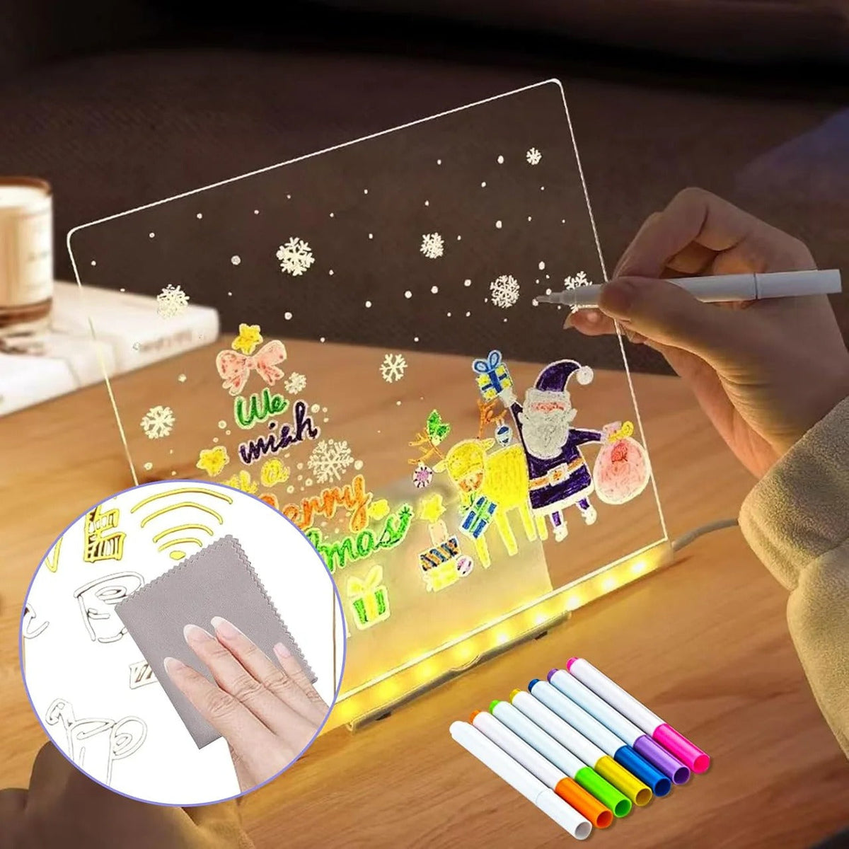 LED Light-Up Drawing Board for Kids – Make Creativity Glow!