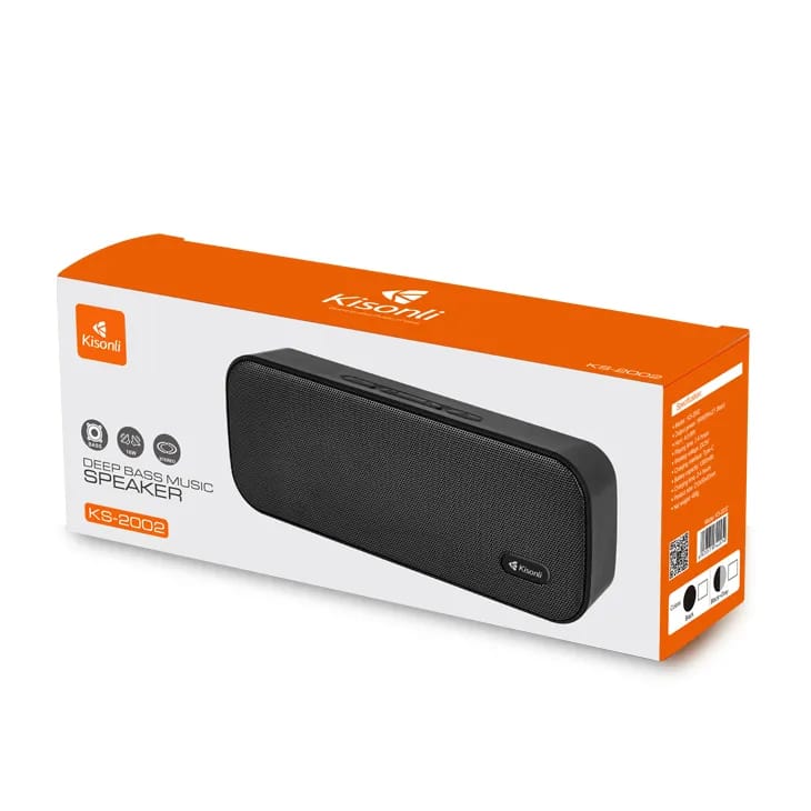 Kisonli Ks-2002 10W BT/FM/USB/TF/AUX/TWS Super Bass Mini Bluetooth Speaker