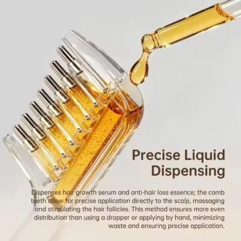 Scalp & Hair Oil Applicator Comb