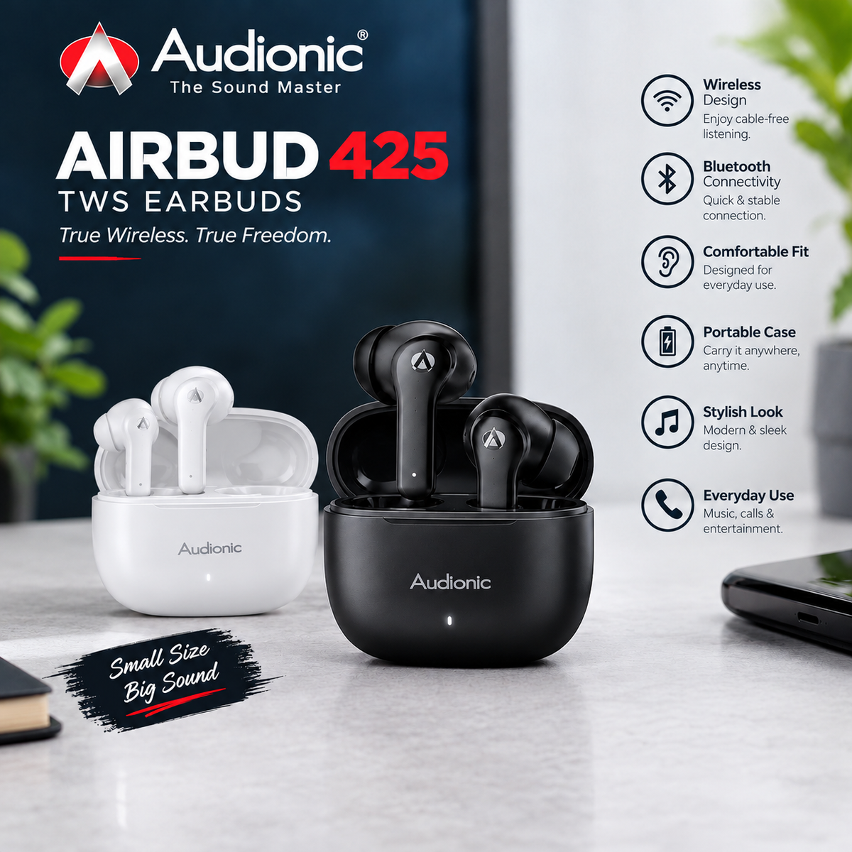 Audionic Airbud 425 Tws Earbuds