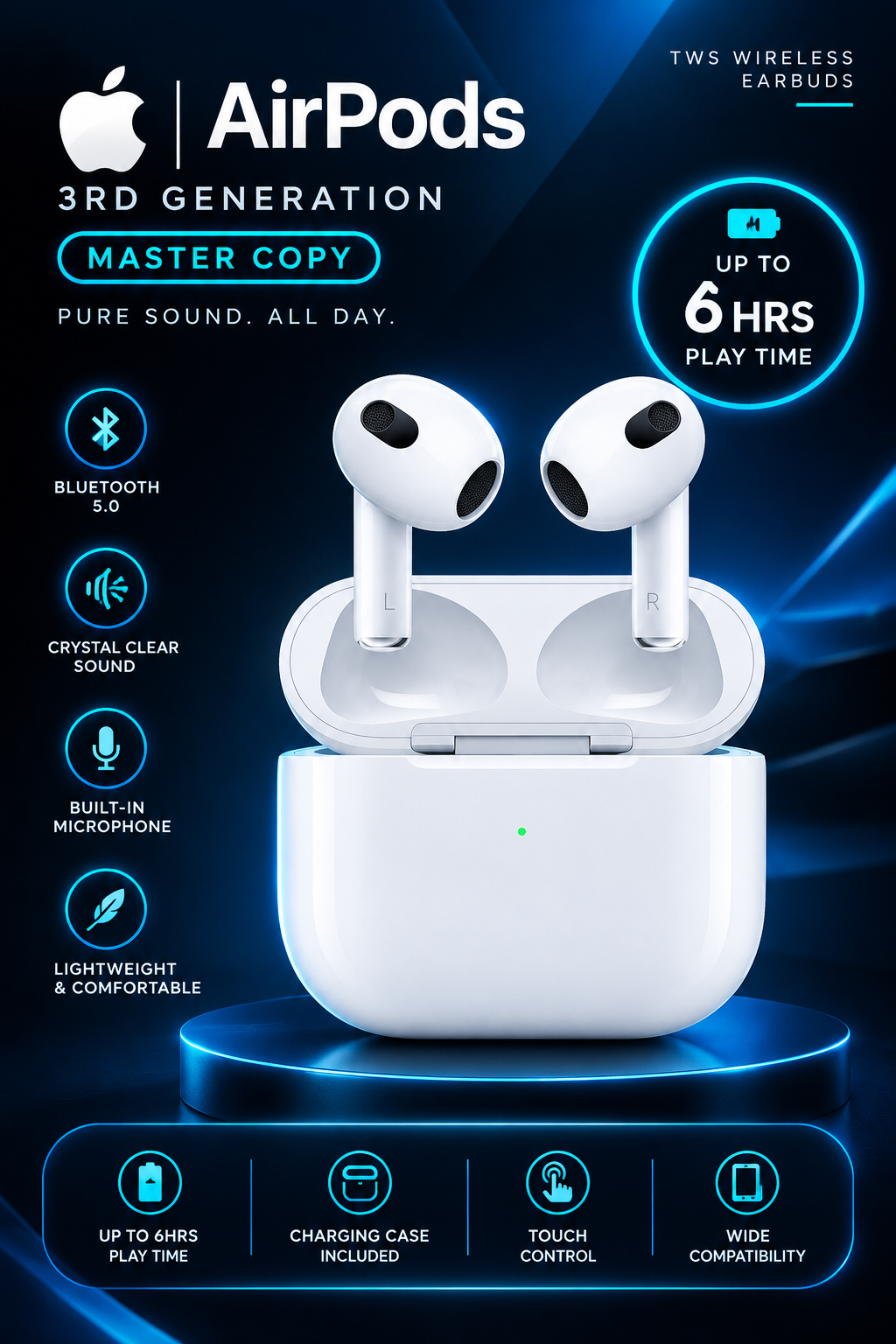 Apple AirPods 3rd Generation – Master Copy