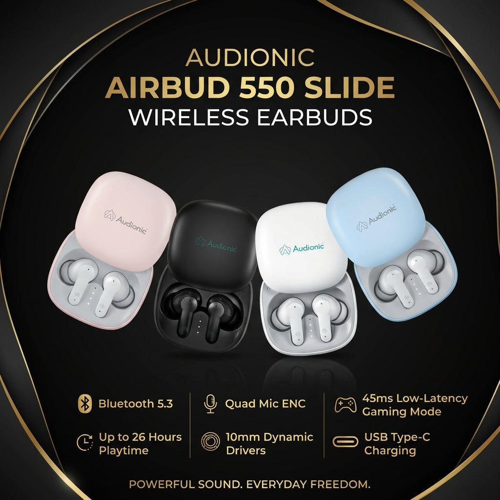 Audionic Airbud 550 Slide Earbuds – Original