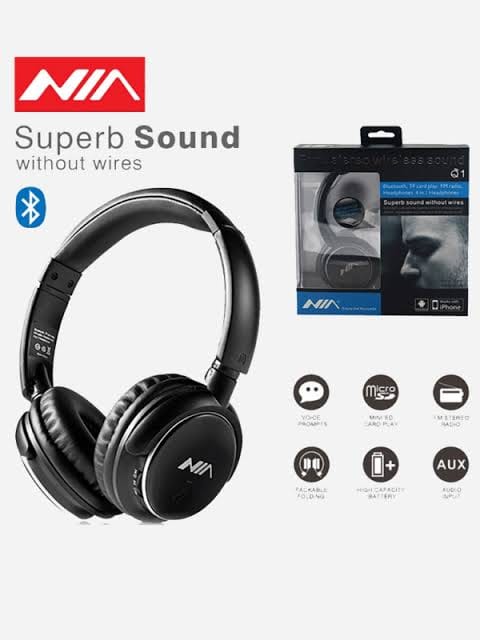 Nia Q1 Bluetooth Wireless Headphones